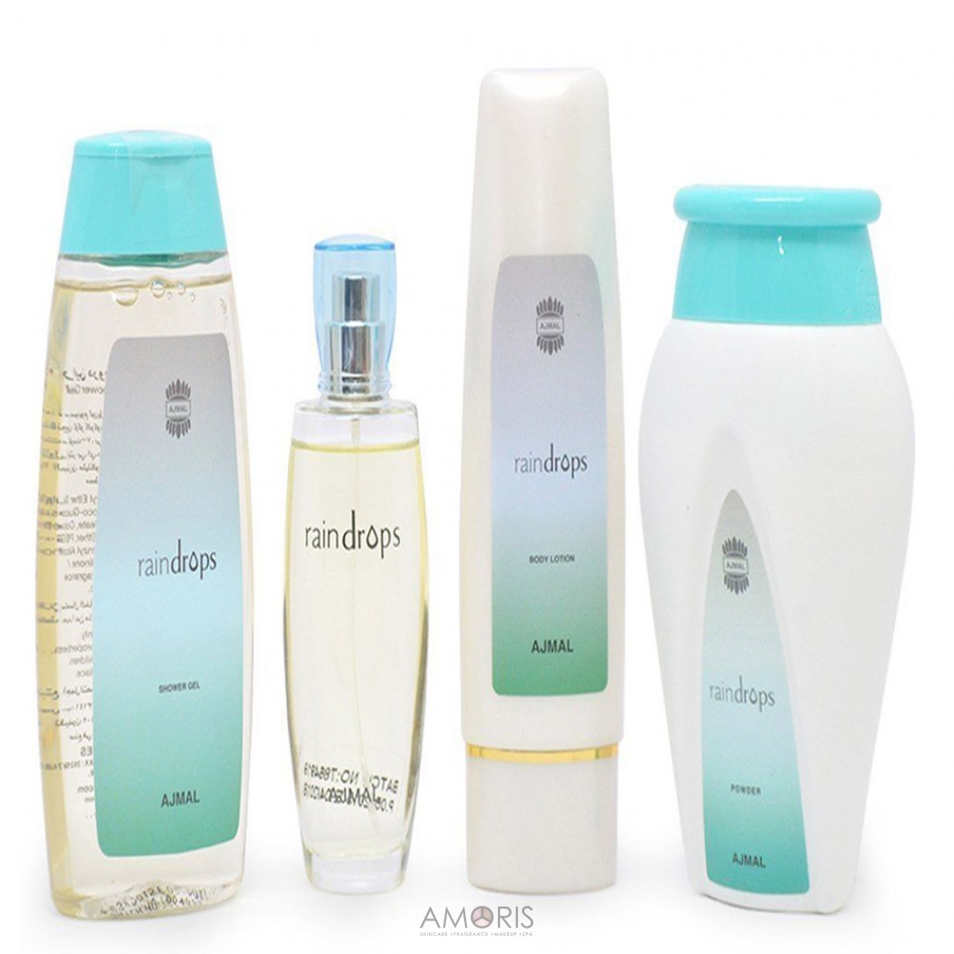 Набор (edp/50ml + sh/gel/200ml + b/lot/100ml+ powder/100g)  